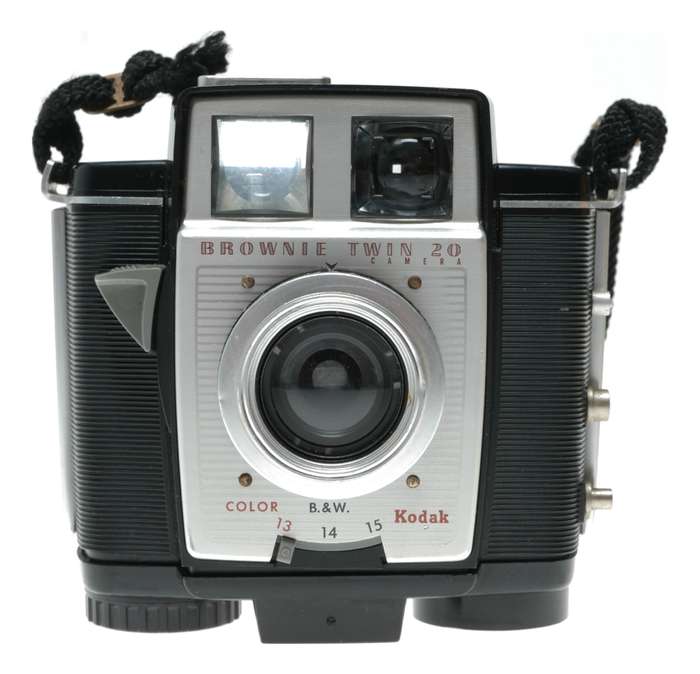 Kodak Brownie Twin 20 box Camera for 620 roll film 6x6 format