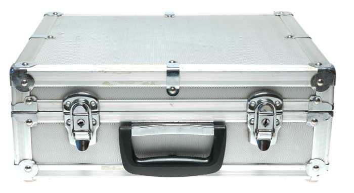 Aluminium vintage camera photography travel flight case 40cmx32cm