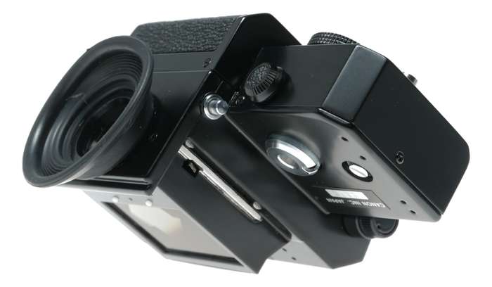 Canon T Booster Finder for F-1 35mm film SLR camera in keeper
