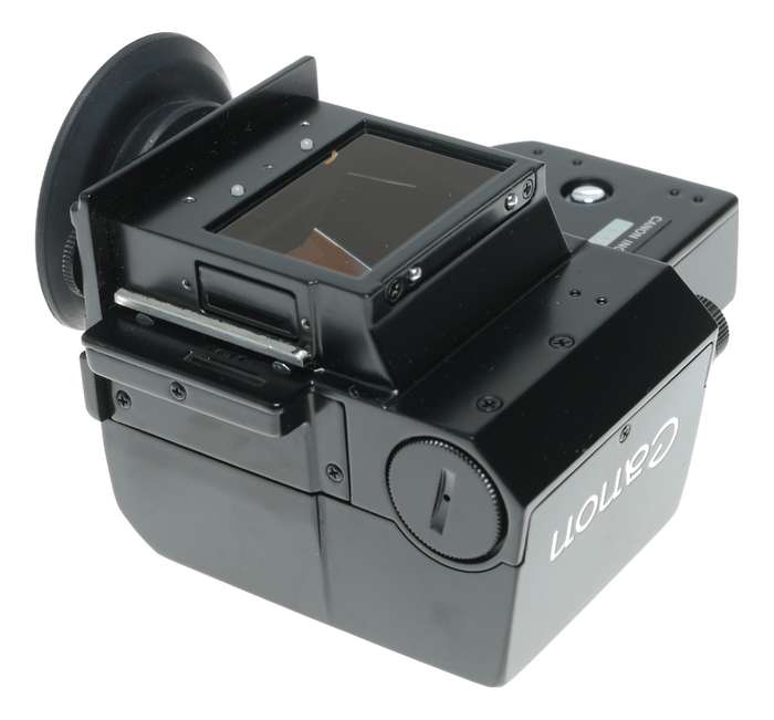 Canon T Booster Finder for F-1 35mm film SLR camera in keeper