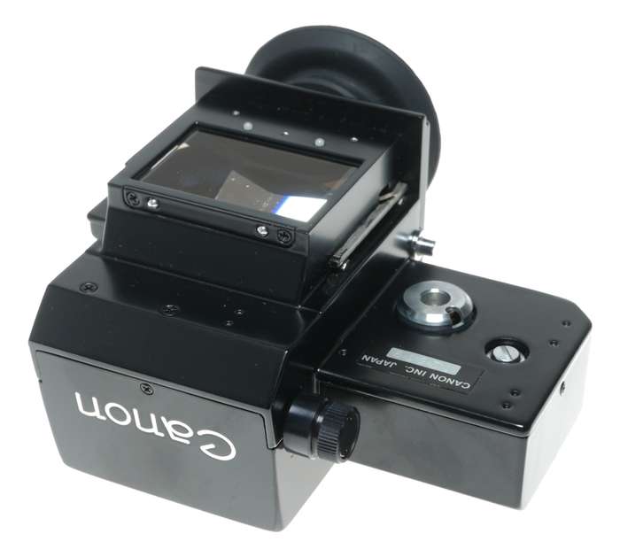Canon T Booster Finder for F-1 35mm film SLR camera in keeper