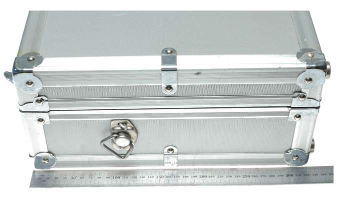 Aluminium vintage camera photography travel flight case 40cmx32cm