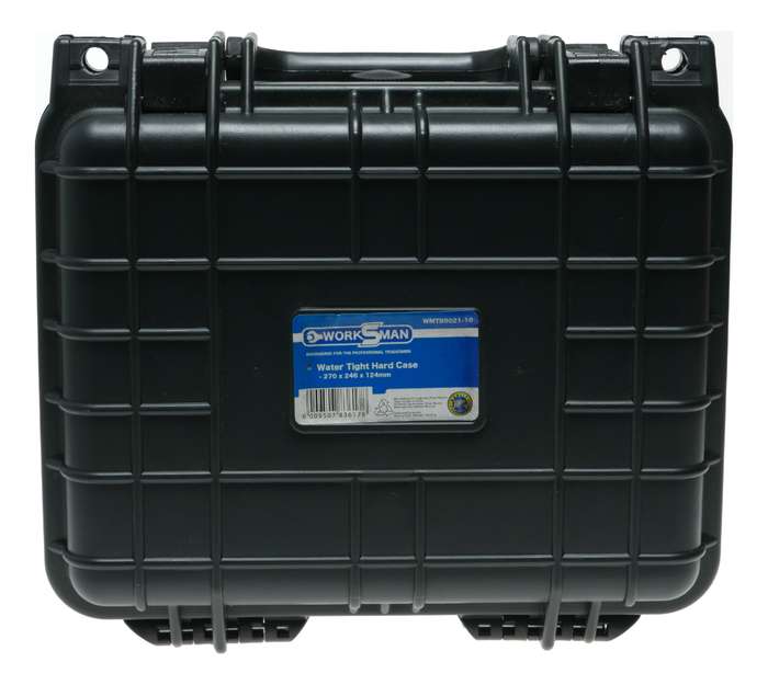 Worksman 270x246x124 Photographic Camera Water Tight Hard Case with Foam