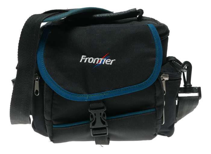 Frontier used vintage film camera case with shoulder strap