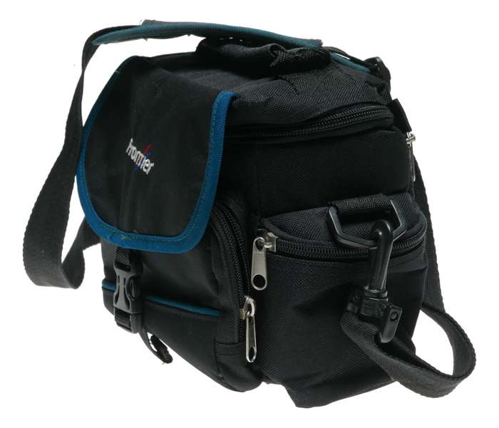 Frontier used vintage film camera case with shoulder strap