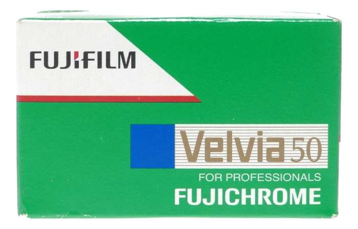 Fujifilm Fujichrome Velvia 50 professional daylight expired film