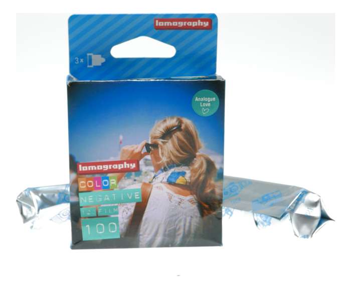Lomography Color Negative 120 Film Sealed Expired x2 Spools in Box