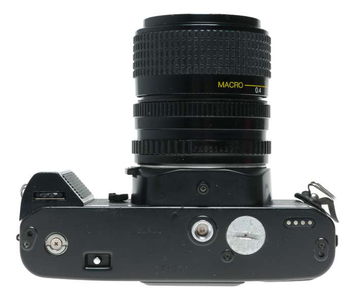 Chinon CM5 35mm Film SLR Camera Cosina 35-70 Macro Lens Hanimex Flash