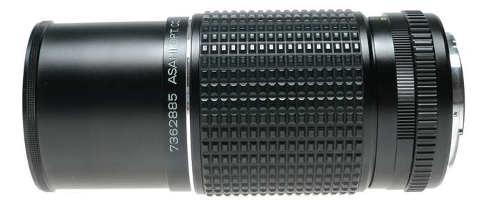 Pentax-M 1:4 200mm Macro SLR Camera Telephoto Lens Caps Original Pouch