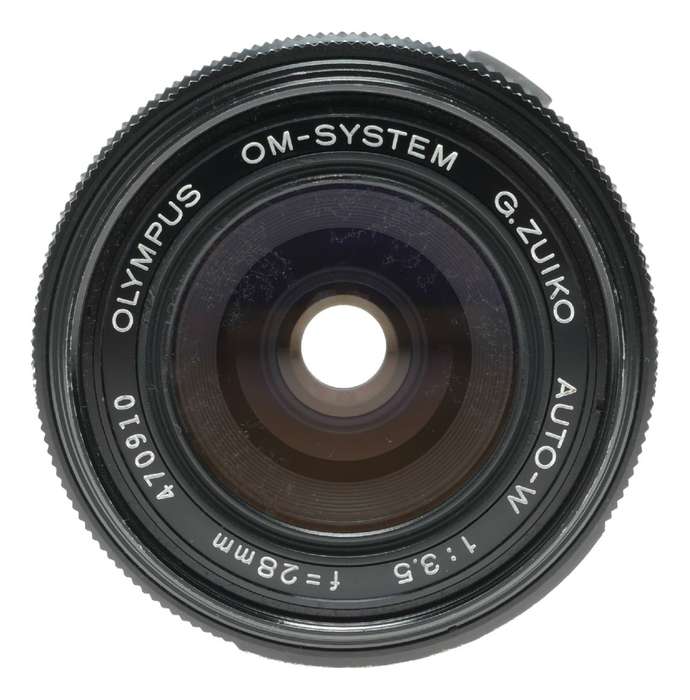 Olympus OM Auto-W 1:3.5 28mm Wide Angle Camera Lens Hood Cap Keeper