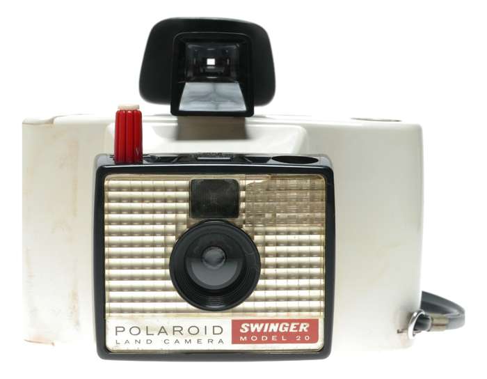 Polaroid Land Swinger Model 20 Instant Film Camera Instructions Case
