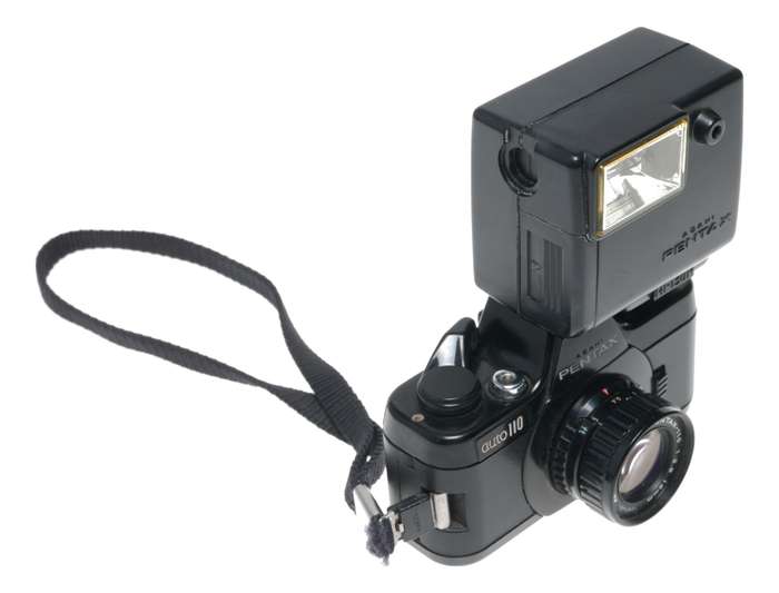 Pentax 110 Auto Subminiature Film Camera AF130P Flash Spares Props