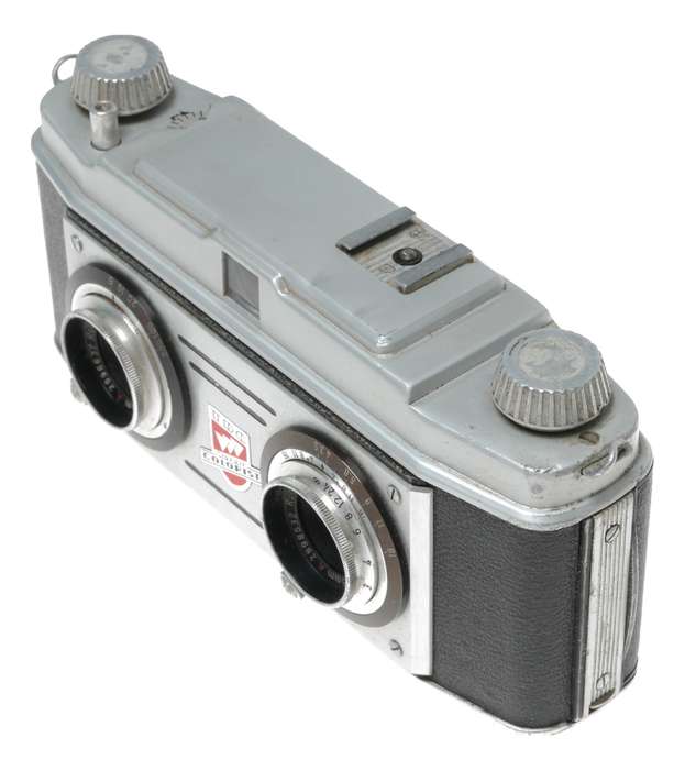 Bell Howell TDC Stereo Colorist 1 Camera Rodenstock Trinar 1:3.5 f=35mm