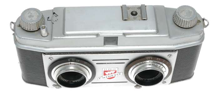 Bell Howell TDC Stereo Colorist 1 Camera Rodenstock Trinar 1:3.5 f=35mm