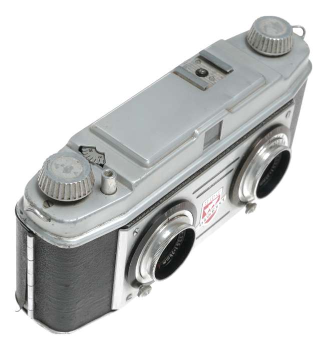 Bell Howell TDC Stereo Colorist 1 Camera Rodenstock Trinar 1:3.5 f=35mm