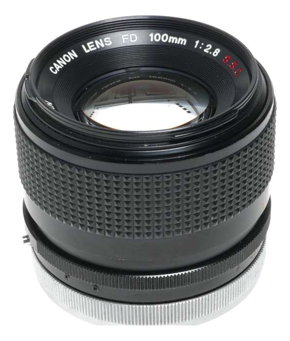 Canon FD Mount 1:2.8 100mm S.S.C. SLR Tele Camera Lens