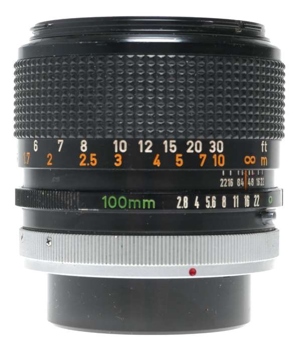 Canon FD Mount 1:2.8 100mm S.S.C. SLR Tele Camera Lens