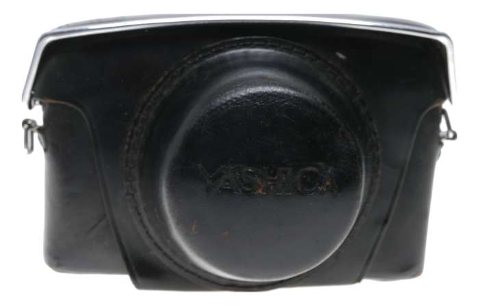 Yashica black 35mm vintage film camera antique leather ever ready case