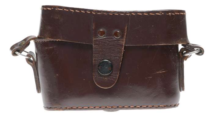 Brown ever ready vintage film camera antique leather case used