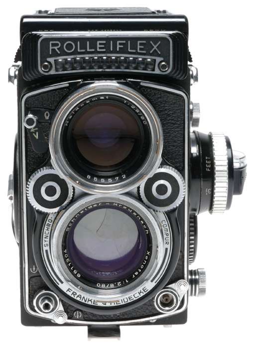 Rolleiflex 2.8F Model K7F TLR Film Camera Xenotar 1:2.8/80 nr.2405039