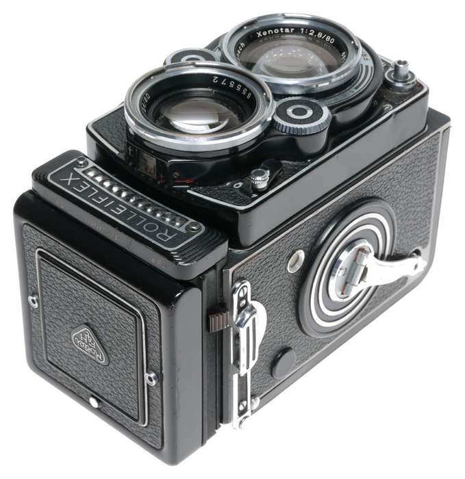 Rolleiflex 2.8F Model K7F TLR Film Camera Xenotar 1:2.8/80 nr.2405039