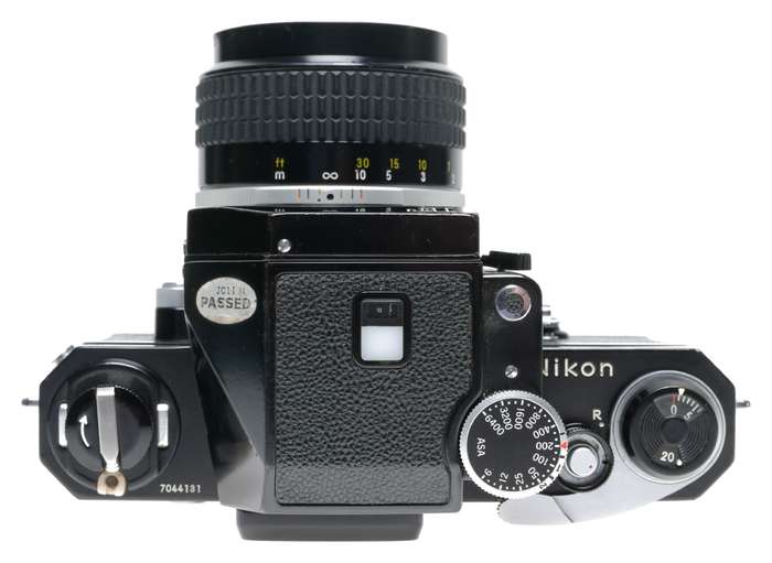 Nikon F Black SLR FTn Photomic Prism Viewfinder Camera Nikkor 1:2 85mm