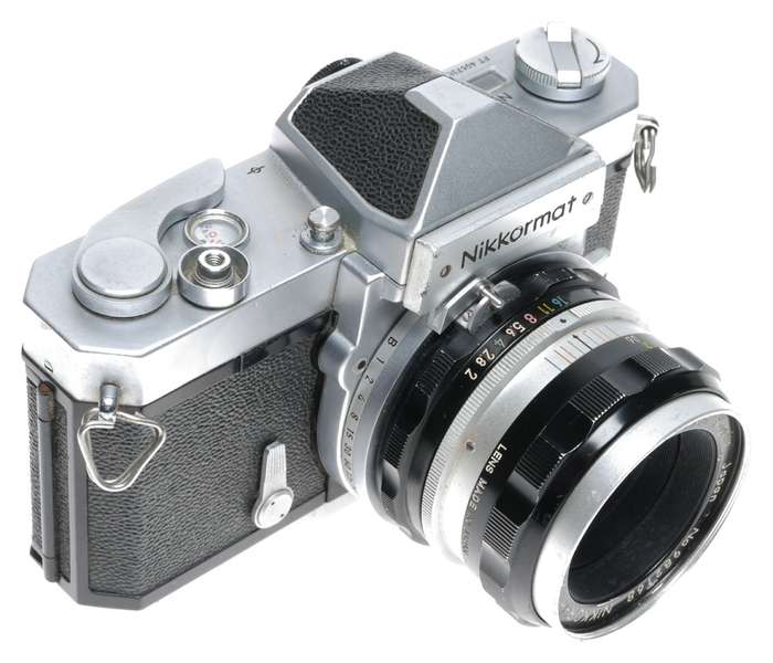 Nikkormat FT SLR 35mm Film Camera Nikkor-H Auto 1:2 f=50mm Lens