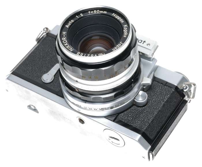 Nikkormat FT SLR 35mm Film Camera Nikkor-H Auto 1:2 f=50mm Lens