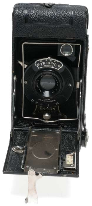 Ensign Carbine No.3 120 Rollfilm Folding Camera Lukos F6.3 10.5cm
