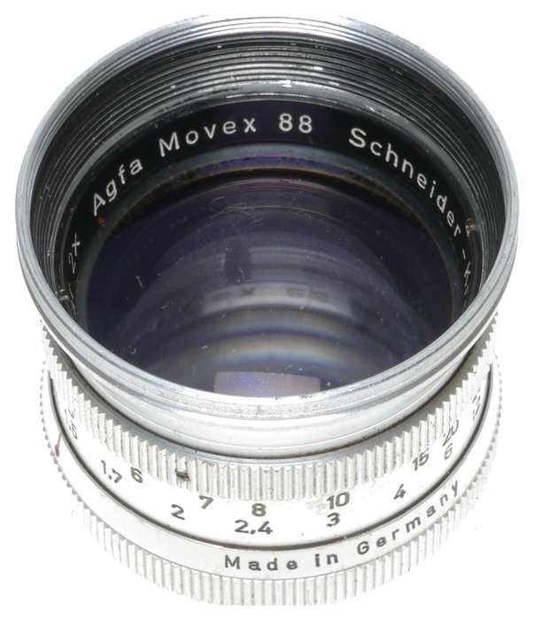 Schneider Tele-Longar 2x Agfa Movex 88 Camera Lens