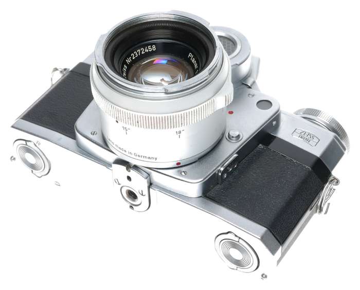 Zeiss Ikon Contarex Bullseye SLR Camera Planar 1:2 f=50mm Lens