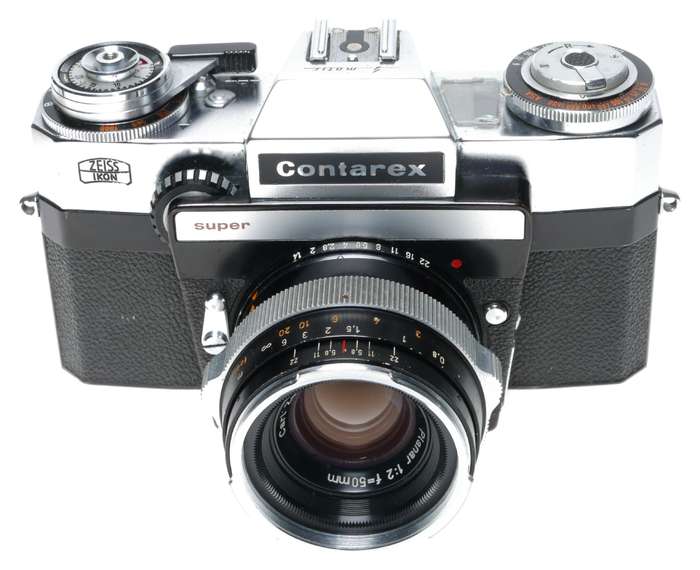 Contarex Super 2nd Model SLR Camera Carl Zeiss Planar 1:2 f=50mm