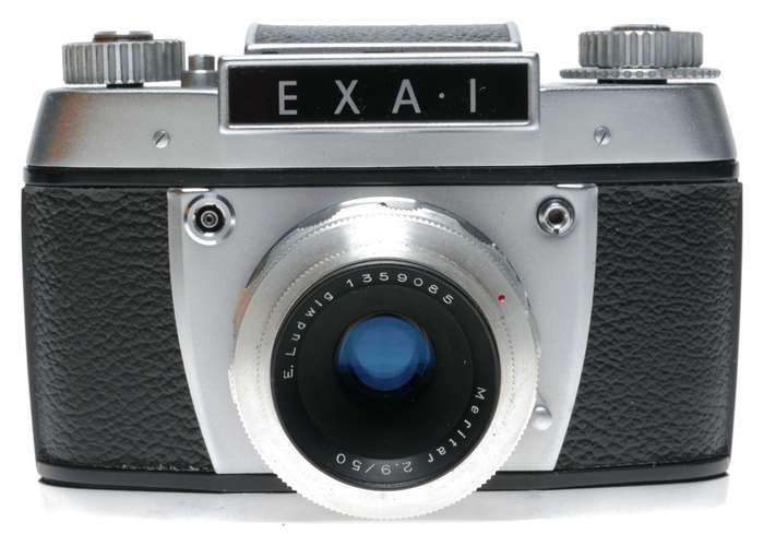 Ihagee EXA I 35mm SLR Film Camera Meritar 2.9/50 in Original Box