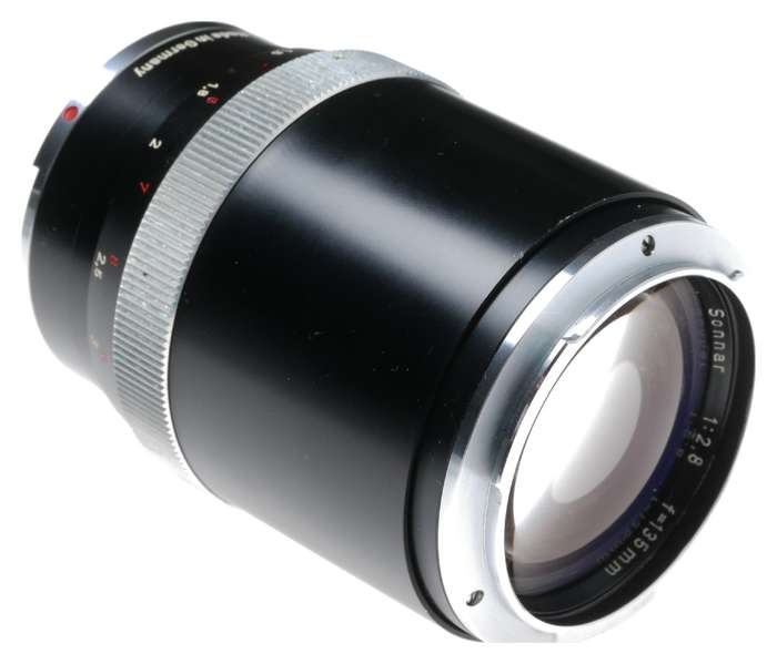 Carl Zeiss Sonnar 1:2.8 f=135mm Contarex Camera Telephoto Lens