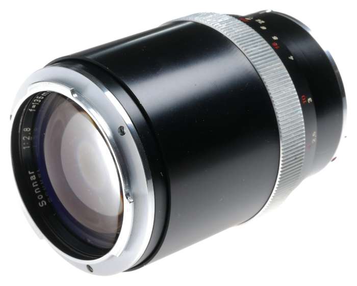 Carl Zeiss Sonnar 1:2.8 f=135mm Contarex Camera Telephoto Lens
