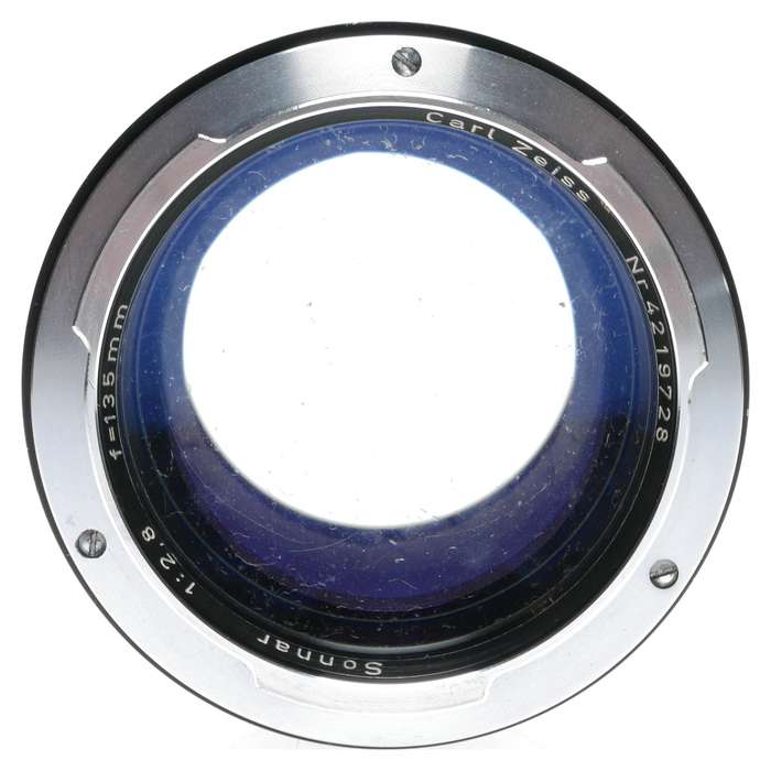 Carl Zeiss Sonnar 1:2.8 f=135mm Contarex Camera Telephoto Lens