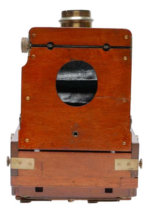 J.Lancaster 1899 BB Instantograph Wood 1/4 Plate Camera Brass Lens