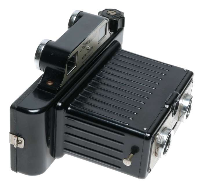 Coronet 3-D Stereo 4.5x5 Camera Early Version Bakelite
