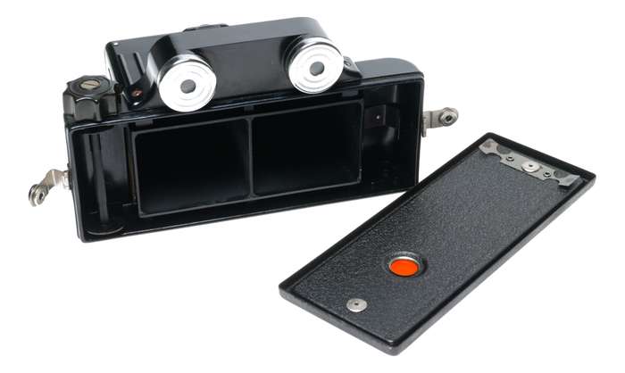 Coronet 3-D Stereo 4.5x5 Camera Early Version Bakelite