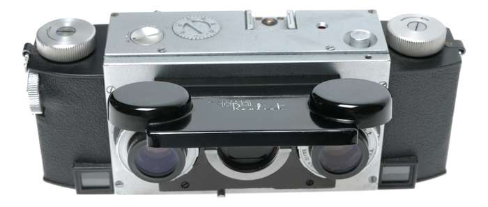 David White Realist Stereo Film Camera f3.5 Model 1041 in Pouch