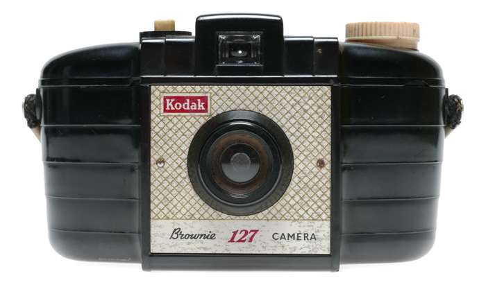 Kodak Brownie 127 Second Model Bakelite 6x4cm Camera