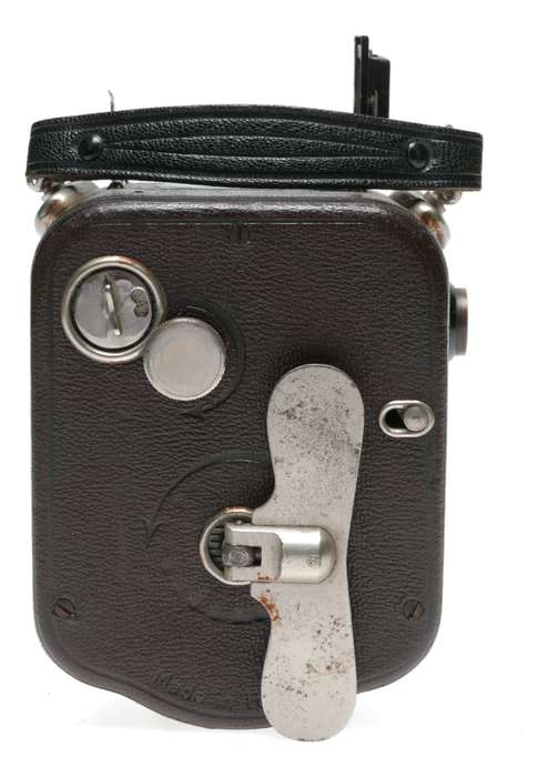 Pathe Frere Baby Cine Camera with Motor Hermagis Paris 1:3.5 F=20mm