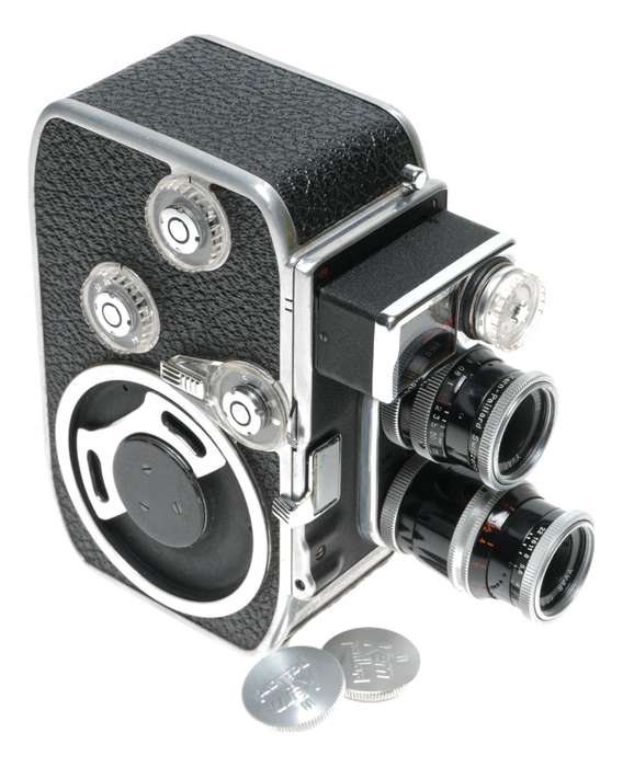 Bolex B8L Paillard 8mm Cine Movie Camera Yvar 2.8/36mm 1.8/13mm