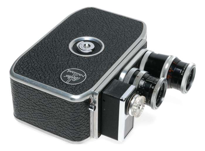 Bolex B8L Paillard 8mm Cine Movie Camera Yvar 2.8/36mm 1.8/13mm