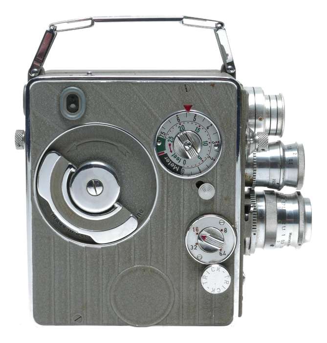 Nizo Heliomatic S2R 8mm Cine Movie Camera Grip Lenses Case