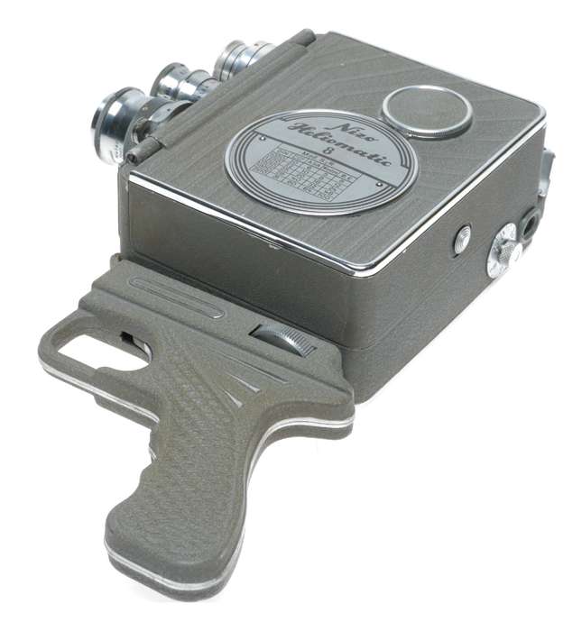 Nizo Heliomatic S2R 8mm Cine Movie Camera Grip Lenses Case