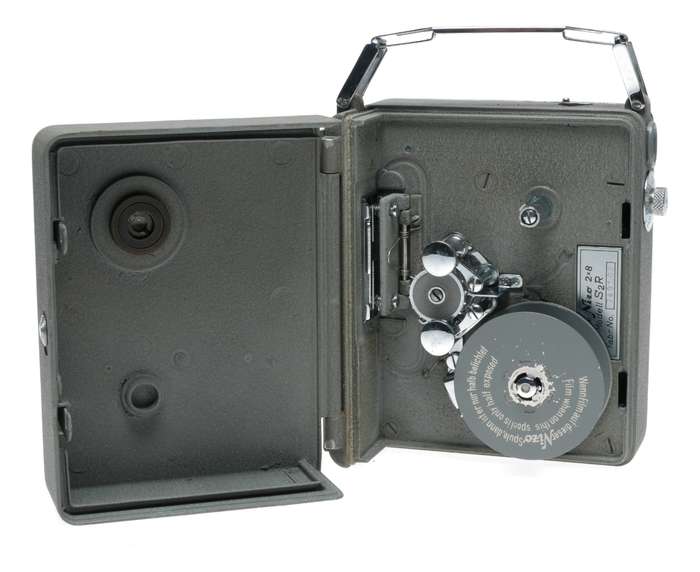 Nizo Heliomatic S2R 8mm Cine Movie Camera Grip Lenses Case