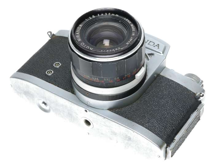 Miranda DR 35mm Film SLR Camera Pentaprism Finder 1:2.8 f=35mm