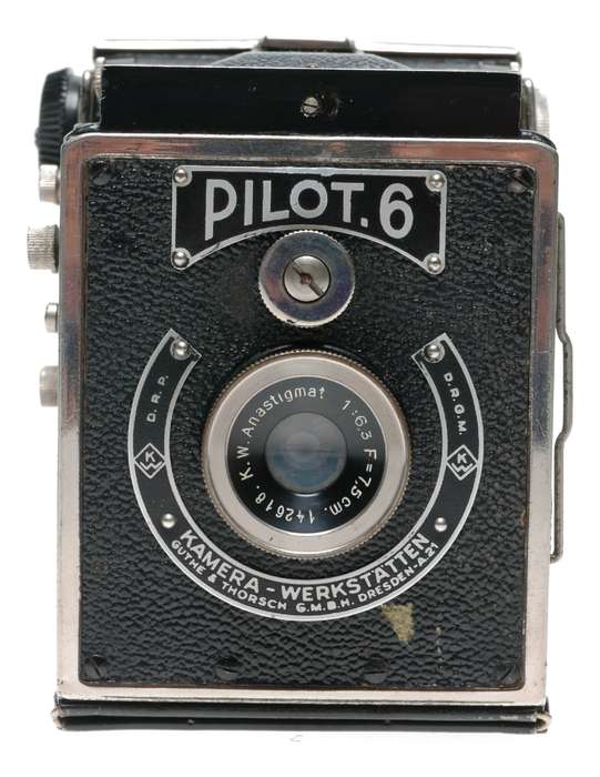 KW Kamera Werkstatten Pilot.6 120 Rollfilm Camera 1:6.3 F=7.5cm