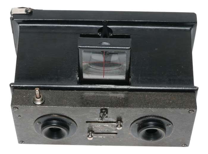 Langer Co. Elkoscop Stereo Camera 45x107 Plates Jumelle Type rare